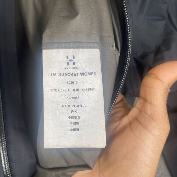 Haglofs L.I.M Series 3 Gore-Tex Waterproof Jacket size Large womens - Picture 10 of 14